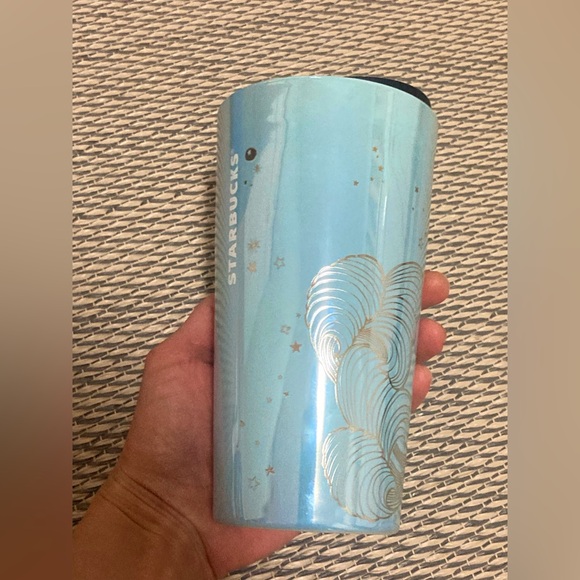 Starbucks 2023 Holiday Mermaid Siren Iridescent Icicle Blue Tumbler 12oz - Picture 9 of 9